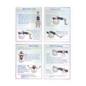 Flex Appeal Strength Training on Ball Poster Health Products