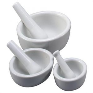 Frontier Porcelain White Mortar And Pestle Set Health Products