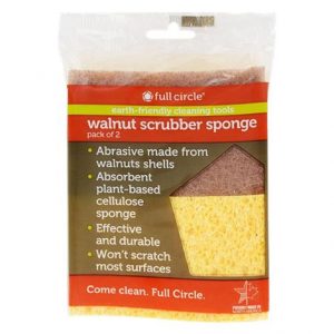 Full Circle Walnut Scrubber Sponge Health Products