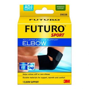 Futuro Sport Adjustable Neoprene Elbow Support Health Products