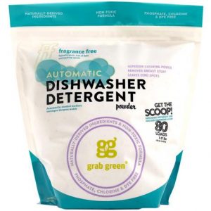 Grab Green Fragrance-Free Automatic Dishwasher Detergent Powder Health Products