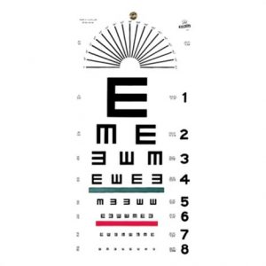 Graham-Field E Hanging Eye Chart Health Products