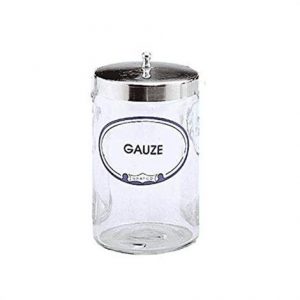 Graham Field Labeled Sundry Gauze Jar Health Products