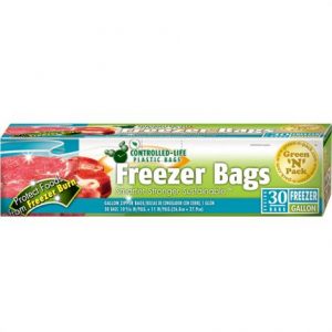 Green-n-Count Zipper Freezer Bags Health Products