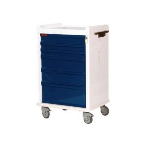 Harloff MRI-Conditional Six Drawer Cart With Key Lock Health Products