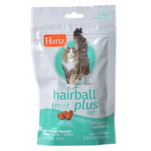 Hartz Hairball Remedy Plus Cat & Kitten Soft Chews - Savory Chicken Flavor Health Products