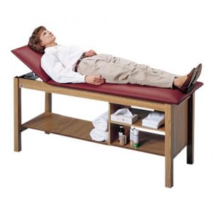 Hausmann Quality Line Treatment Table With Shelf And Cubby Health Products