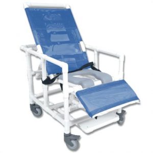 Healthline Bariatric Reclining Shower Commode Chair Health Products