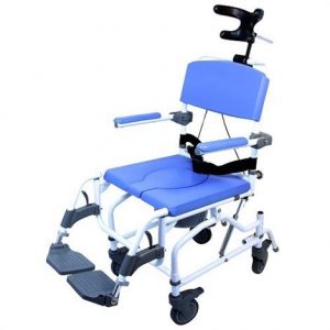 Healthline Ezee Life Rehab Shower Commode Chair - 18-Inch 4-Way Seat Health Products