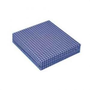 Hermell Products Foam Wheelchair Cushion Plaid Health Products