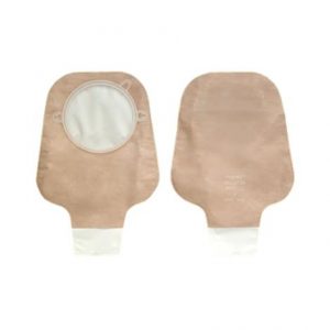 Hollister CenterPointLock Two-Piece Standard Wear Beige Drainable Pouch With Clamp Closure Health Products