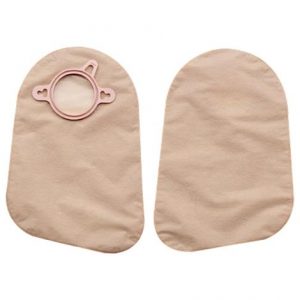 Hollister New Image Two-Piece Beige Closed-End Pouch Health Products