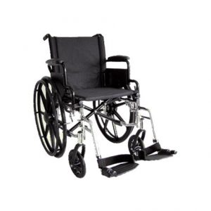 ITA-MED 16 Inch Lightweight Wheelchair with Height Adjustable Back WR16-400 Health Products