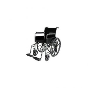 ITA-MED 18 Inch Standard Wheelchair with Powder Coated Frame Health Products