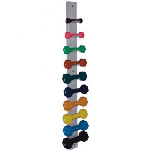 Ideal Vertical Wall Mount Dumbbell Storage Rack Health Products