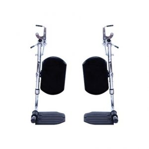 Invacare Hemi Elevating Leg Rests Aluminum Footplate With Padded Calf Health Products