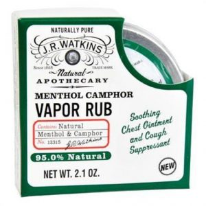 J R Watkins Menthol And Vapor Rub Health Products