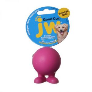 JW Good Cuz Rubber Squeaker Dog Toy Health Products