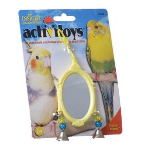 JW Insight Fancy Mirror Bird Toy - Assorted Health Products