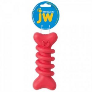 JW SillySounds Spiral Bone Dog Toy Health Products