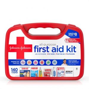 Johnson & Johnson All-Purpose First Aid Kit Health Products