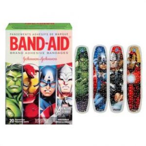 Johnson & Johnson Band-Aid Decorated Avengers Assemble Adhesive Bandage Health Products