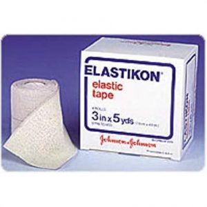 Johnson & Johnson Elastikon Elastic Cloth Tape Stretched Health Products