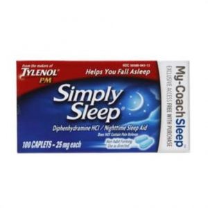 Johnson & Johnson Simply Sleep Nighttime Sleep Aid Health Products