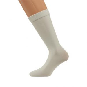 Juzo White Full Foot Knee High Closed Toe Stocking Ulcer Liner Health Products