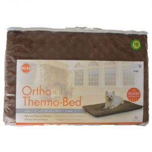 K&H Products Ortho Thermo Heated Bed - Chocolate Brown Health Products