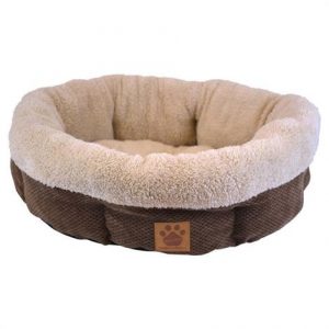 K&H Thermo Kitty Bed Deluxe - Tan & Leopard Health Products