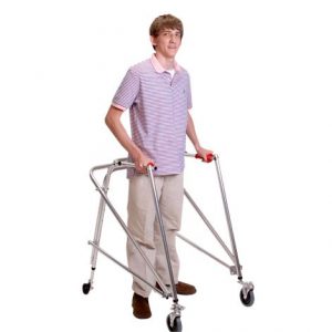 Kaye Posture Control Four Wheel Large Walker With Front Swivel Wheel Health Products