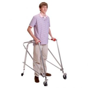 Kaye Posture Control Four Wheel Walker With Front Swivel Wheel For Pre Adolescent Health Products