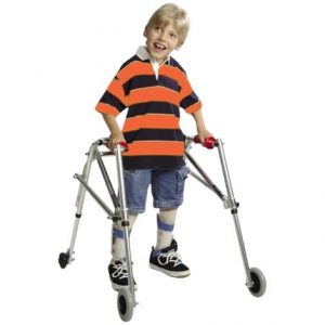 Kaye Posture Control Four Wheel Walker With Installed Silent Rear Wheel For Youth Health Products