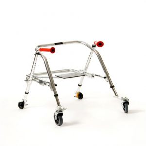 Kaye PostureRest Four Wheel Walker With Seat And Front Swivel Wheel For Youth Health Products