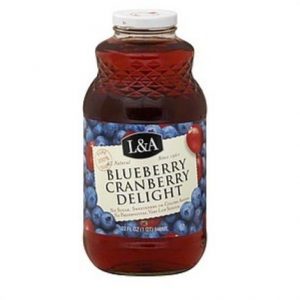 L And A Juice Blueberry or Cranberry Delight Health Products