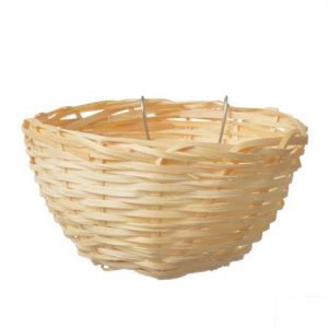 Living World Wicker Canary Nest Health Products