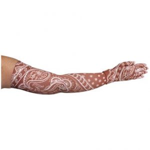 LympheDivas Daisy Dark Compression Arm Sleeve And Glove Health Products