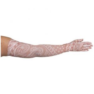 LympheDivas Daisy Tan Compression Arm Sleeve And Glove Health Products