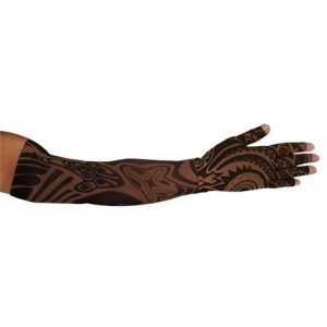 LympheDivas Fierce Mocha Compression Arm Sleeve And Glove Health Products