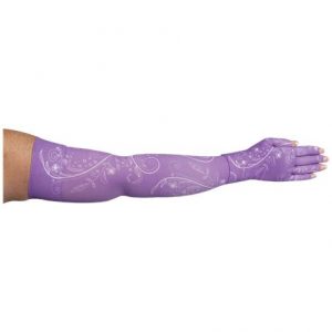 LympheDivas Firefly Purple Compression Arm Sleeve And Glove Health Products