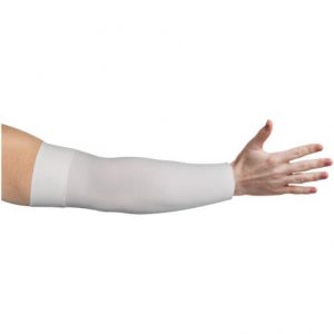 LympheDivas White Compression Arm Sleeve Health Products