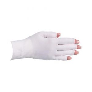 LympheDivas White With Crystal Swirl Compression Glove Health Products