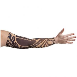 LympheDudes Fierce Beige Compression Arm Sleeve Health Products