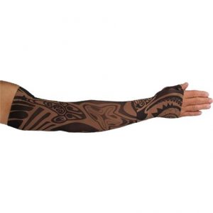 LympheDudes Fierce Mocha Compression Arm Sleeve And Gauntlet Health Products