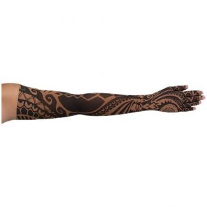 LympheDudes Fierce Mocha Compression Arm Sleeve And Glove Health Products