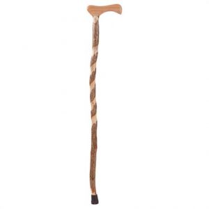 Mabis DMI Briggs Brazos Twisted Sassafras Walking Cane With Traditional Handle Health Products