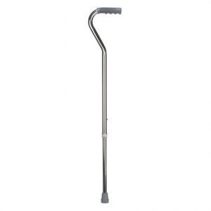 Mabis DMI Deluxe Adjustable Aluminum Cane with Offset Vinyl Grip Health Products