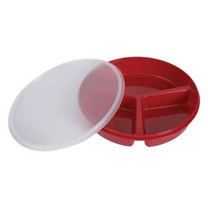 Maddak Eating Partitioned Scoop Dish With Lid Health Products