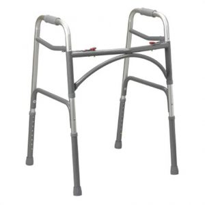 McKesson Aluminum With Steel Folding Walker Health Products